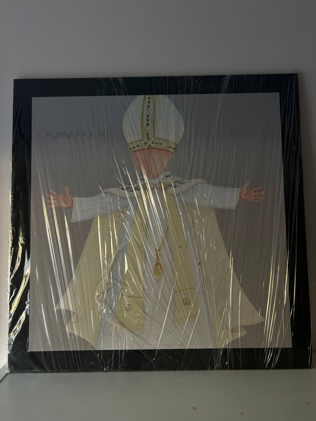 Quadro “Il Papa” – Opera Originale Dipinta a Mano da Maddalena
